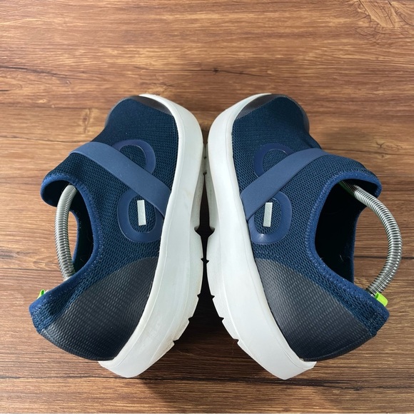 OOFOS OOMG Eezee Low Blue Orthotic Slip-On Sneakers Men’s Size 14 Shoes - Picture 2 of 11